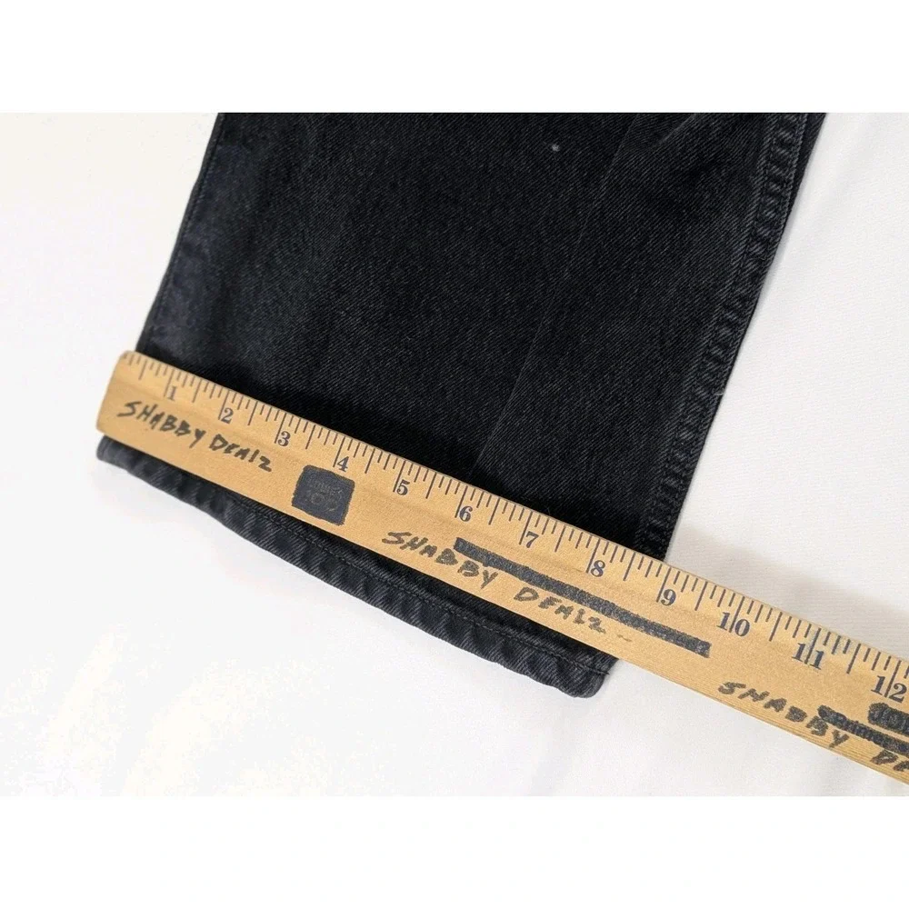 Agolde High Rise Stovepipe Jeans Womens 33 Black‎ Straight Leg 34x31 Designer